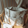 Dans le Sac - Sac à langer rembourré ajustable: Cloud