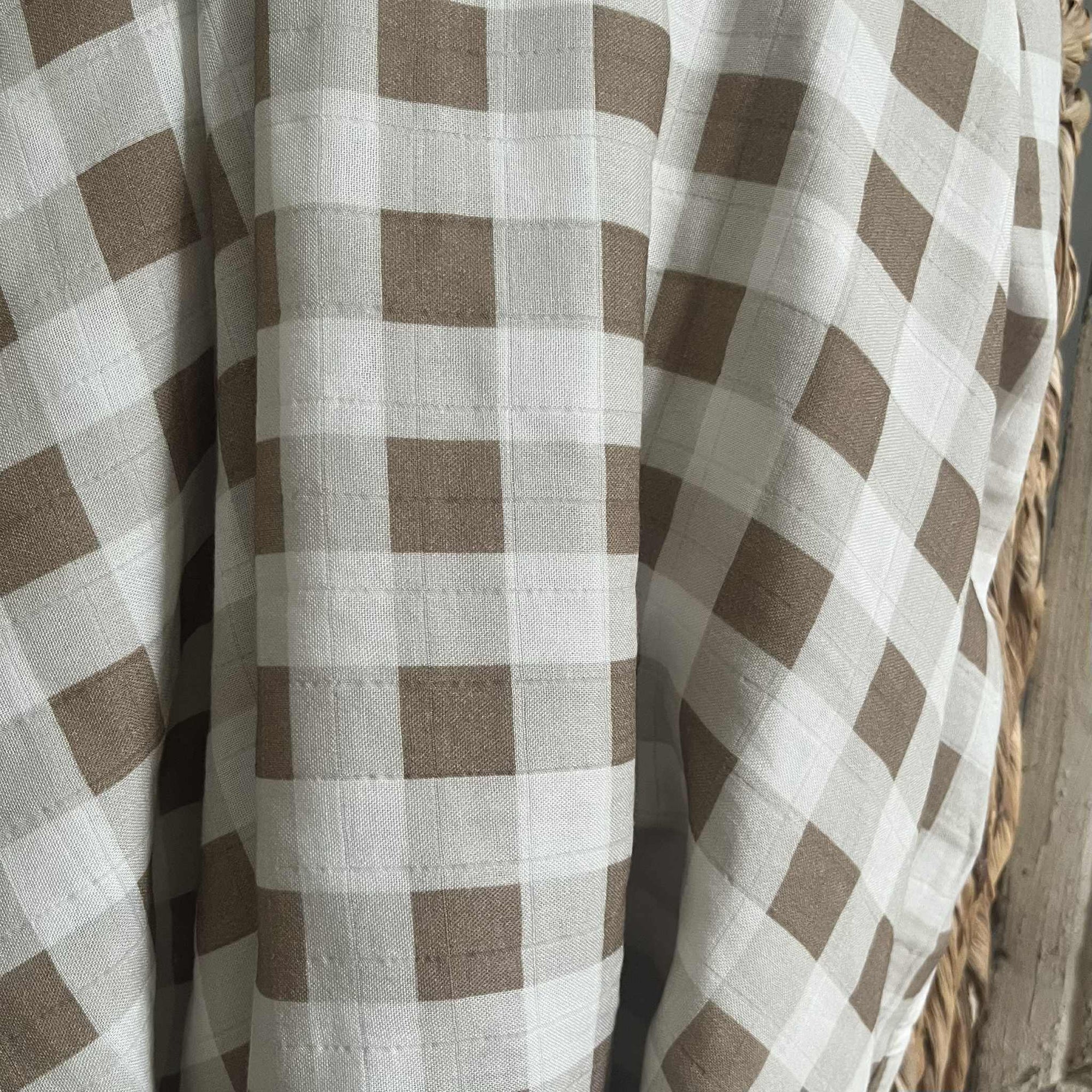 Mousseline carotté beige