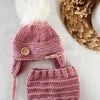 Tuque cache-oreille avec cache-cou