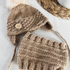 Tuque cache-oreille avec cache-cou