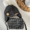 Tuque cache-oreille avec cache-cou