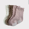 Trio de chaussettes antidérapantes Rose - 12-18 mois