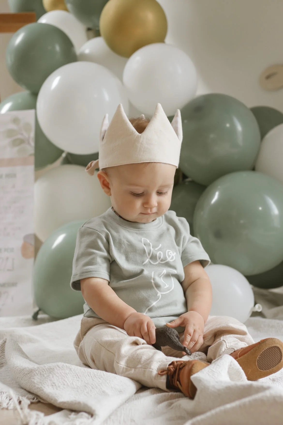 couronne pour honorer le ou la fêté