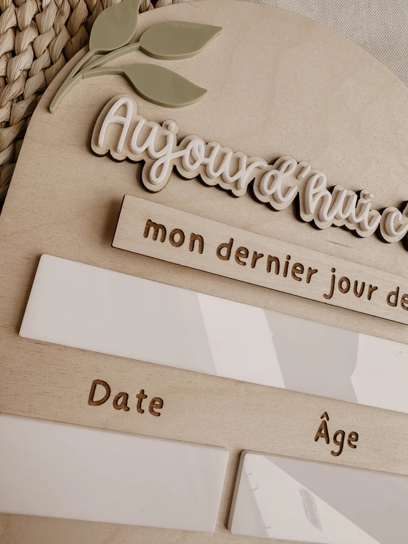 Affiche mon premier & dernier jour de