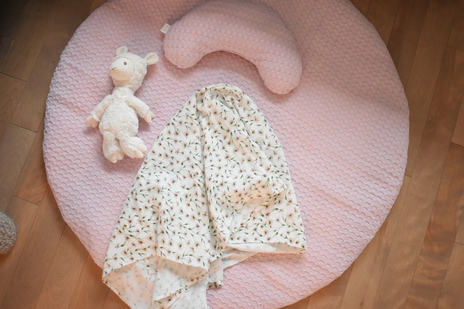 Tapis vieux rose
