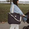 Dans le Sac - Sac à langer rembourré ajustable: Noir